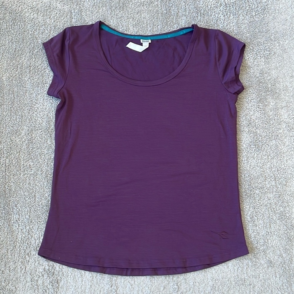 EC Diadora Purple Athletic Short Sleeve T-shirt - Size Small